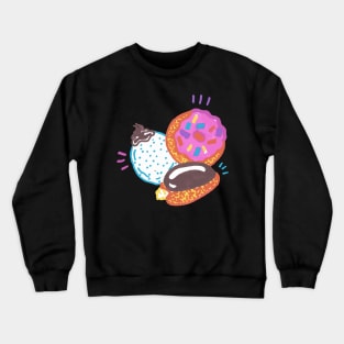 Cute Donuts Crewneck Sweatshirt